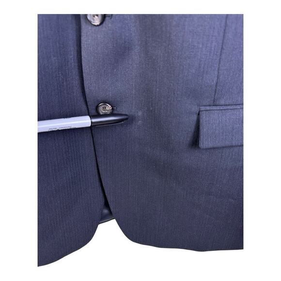 Lauren Ralph Blazer Men Size 46R Blue Classic Fit 100% Wool Coat READ - Picture 5 of 16